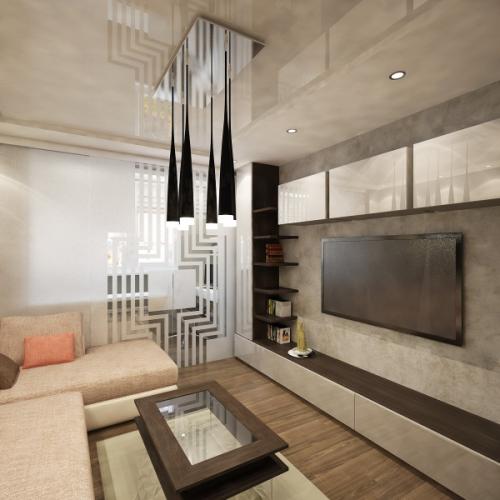 Примеры ремонта в однокомнатной квартире. Советы по выбору дизайна однокомнатной квартиры 02