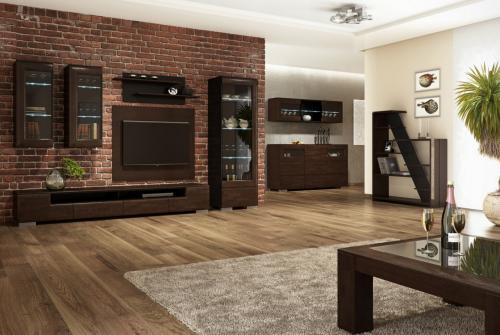 Корпусная мебель для гостиной. Как выбрать корпусную мебель в гостиную, фото помещений в современном стиле