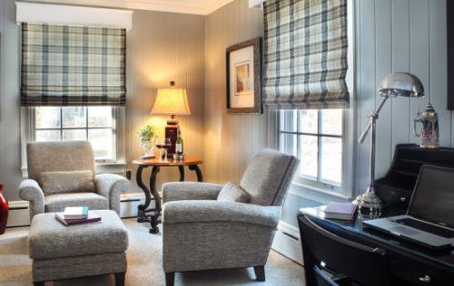 Римская штора с ламбрекеном. Почему стоит выбрать римские шторы для кухни 14