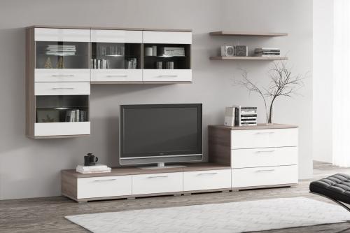 Корпусная мебель для гостиной. Как выбрать корпусную мебель в гостиную, фото помещений в современном стиле