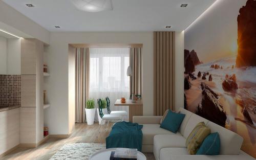 Дизайн интерьера уютной однокомнатной квартиры. Советы по выбору дизайна однокомнатной квартиры