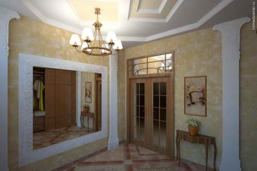 Как оформить зеркало в прихожей своими руками. Тонкости дизайна прихожей с зеркалами