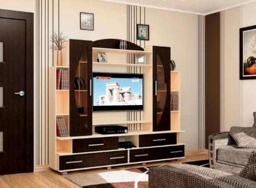 Современные стенки для гостиной. Современные стенки 05