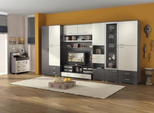 Современные стенки для гостиной. Современные стенки 14