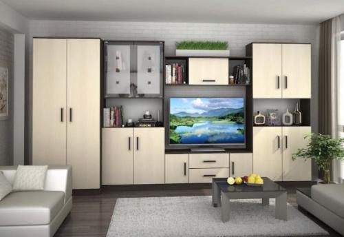 Современные стенки для гостиной. Современные стенки 13