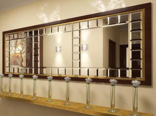 Зеркало в интерьере кухни. Размещаем зеркало на кухне над обеденным столом