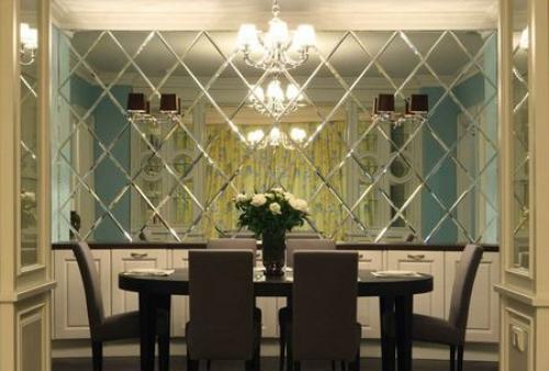 Зеркало в интерьере кухни. Размещаем зеркало на кухне над обеденным столом