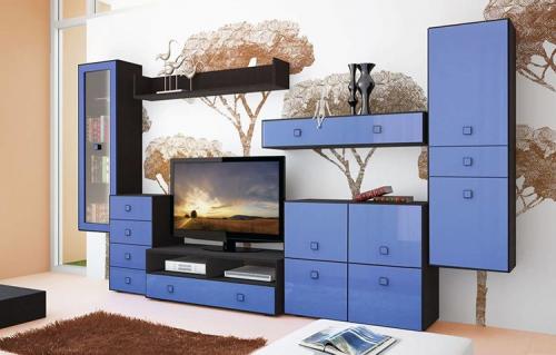 Какие стенки сейчас в моде для зала. Как вписать стенку в интерьер