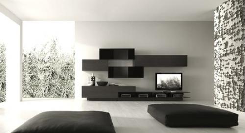 Стильные гостиные в современном стиле. Минималистический интерьер 01 Стильные гостиные в современном стиле. Минималистический интерьер 01