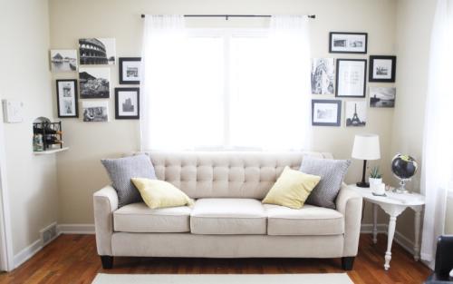 Гостиная в белом цвете. Что дает белый цвет в гостиной