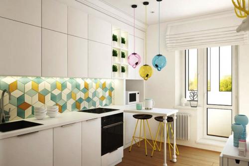 Дизайн квартиры однокомнатной квартиры-студии. Минимализм 20