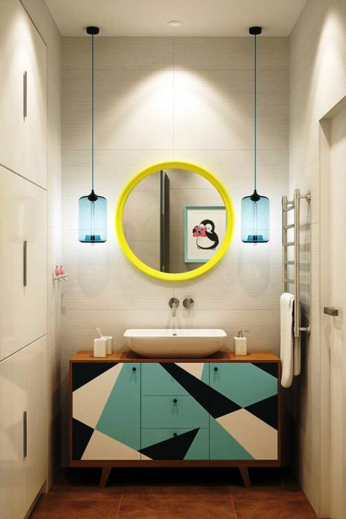 Дизайн квартиры однокомнатной квартиры-студии. Минимализм 23