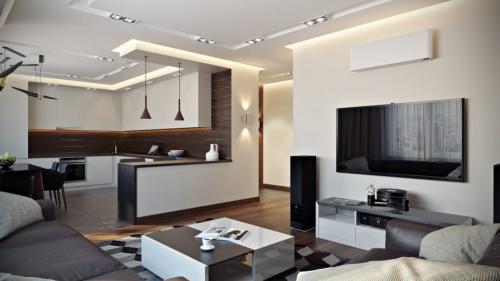 Квартира студия дизайн. Квартира студия с одним окном