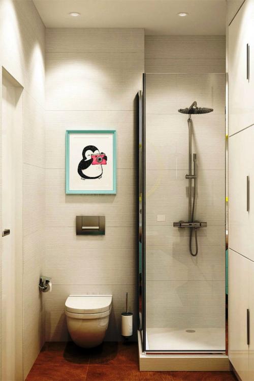 Дизайн квартиры однокомнатной квартиры-студии. Минимализм 24