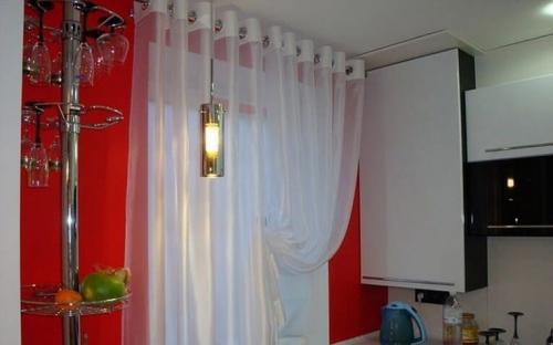Шторы на кухню из органзы. Шторы из органзы: особенности и выбор 14