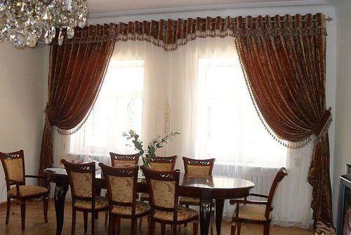 Тюль в столовую. Кухня-столовая