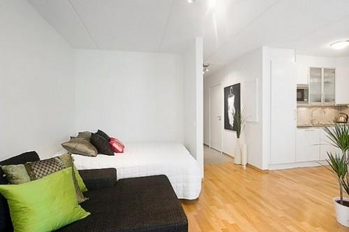 Интерьер гостиной в однокомнатной квартире. Советы по выбору дизайна однокомнатной квартиры 02