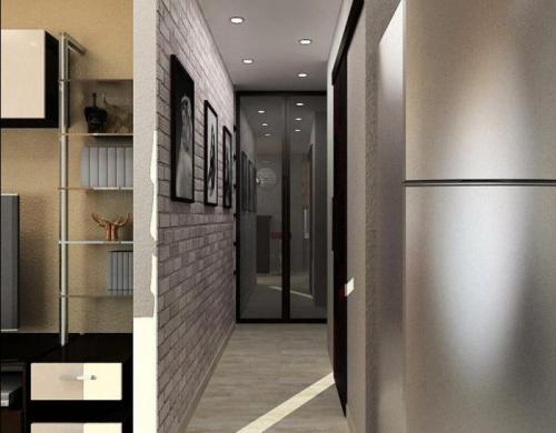 Шкаф купе для узкой прихожей. Правильно ставим мебель