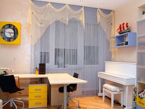 Шторы-паруса. Ориентация на цвет, определение формы