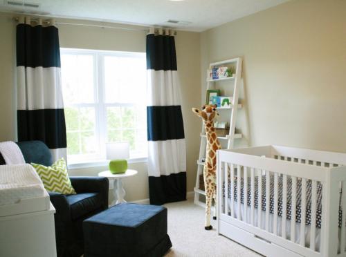 Тюль в детскую в морском стиле. Оформление комнаты для девочки