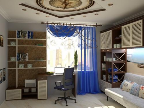 Шторы-паруса. Ориентация на цвет, определение формы