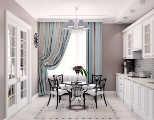 Шторы для кухни 2019. Разновидности штор для кухни