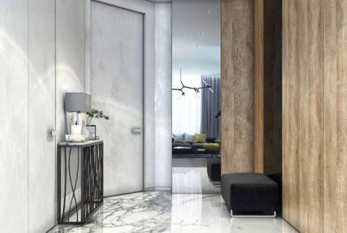 Интерьер узкой прихожей в современном стиле. Стилистика дизайна длинной прихожей