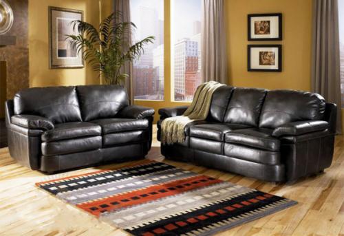 Черная мебель для гостиной. Сочетания чёрного и других цветов