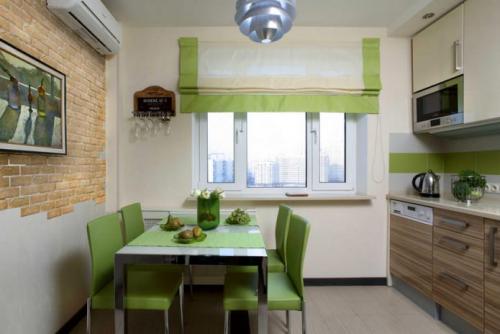 Дизайн кухни с обоями. Виды обоев для кухни: особенности материала 11