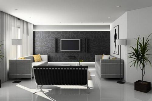 Шторы на большое окно в зал. На что обратить внимание при выборе штор для гостиной