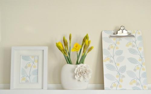 Дизайн стен в гостиной. Цвет 06