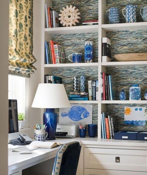 Дизайн стен в гостиной. Цвет 03