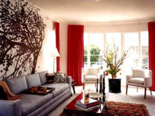 Шторы в гостиную в современном стиле. Как правильно подобрать цвет