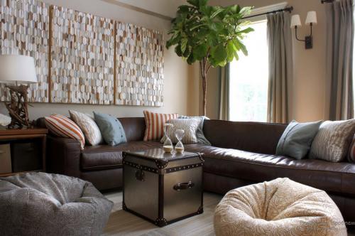 Цвет зала в квартире. Интерьер небольшого зала