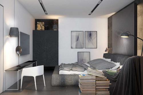 Дизайн однокомнатной квартиры 2019. Светлый дизайн квартиры 2019. Фото проекта