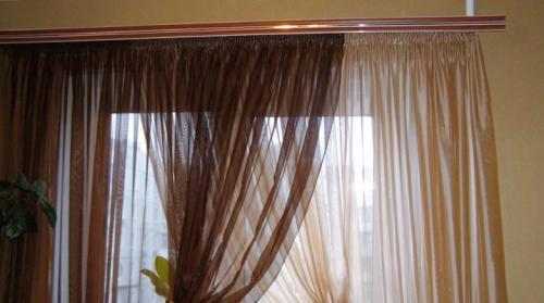 Многослойные шторы из органзы. Шторы из органзы: особенности и выбор