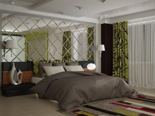 Декоративные зеркала в спальне. Зеркало в спальню – особенности расположения и правила оформления разных видов зеркал (75 фото)