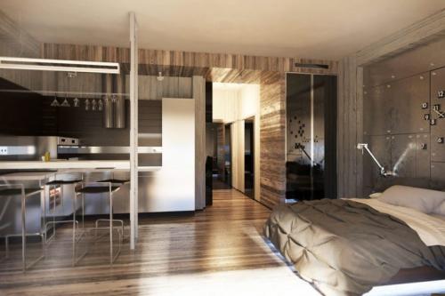 Студия в стиле лофт. Интерьер квартиры-студии в стиле лофт: особенности и фото