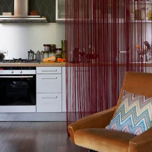 Шторы нити на кухню короткие. Что представляют собой шторы нити