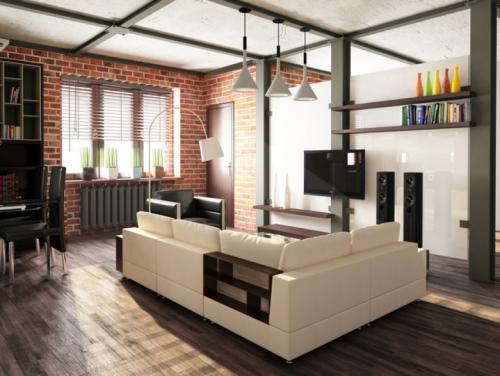 Студия в стиле лофт. Интерьер квартиры-студии в стиле лофт: особенности и фото