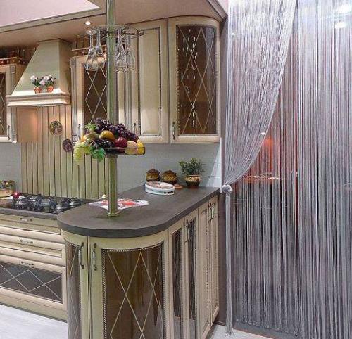 Шторы нити на кухню короткие. Что представляют собой шторы нити