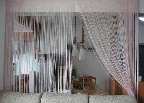 Шторы на кухню веревочные. Содержание