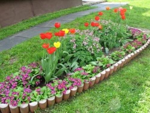 Клумбы для сада своими руками все новинки. Магия разрисованных камней: фото и практические советы 19