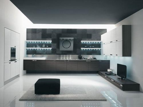 Мебель в стиле хай-тек описание. Кухня в стиле Хай-тек