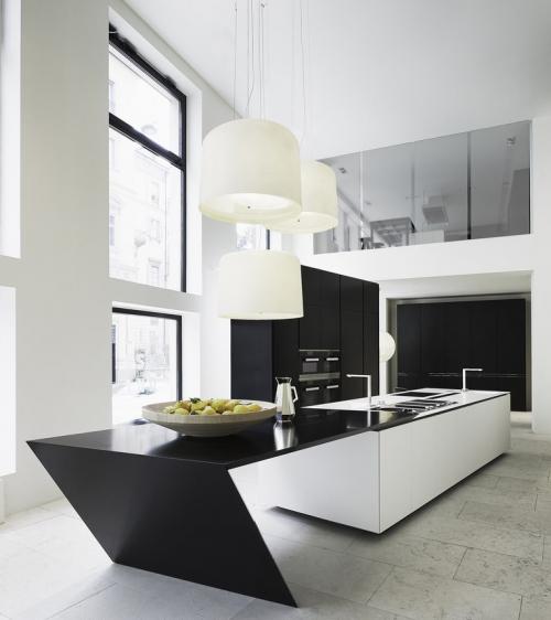 Кухонная мебель хай-тек. Использование мебели в интерьере кухни в стиле хай-тек