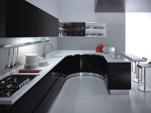 Мебель в стиле хай-тек описание. Кухня в стиле Хай-тек