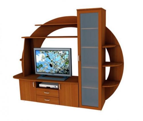 Модульные стенки в зал. Преимущества гарнитуров для гостиной