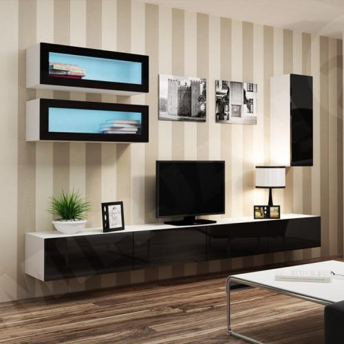 Шкаф стенка в зал. Разновидности конструкции горки