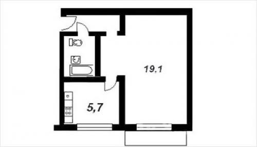 Пример ремонта однокомнатной квартиры. Проект однокомнатной квартиры 04 Пример ремонта однокомнатной квартиры. Проект однокомнатной квартиры 04