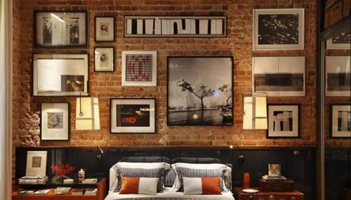 Черная спальня в стиле лофт. Интерьер спальни в стиле лофт